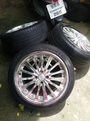 ล้อขอบ 17 4รู 100 พร้อมยาง ชุดล่ะ 6,500