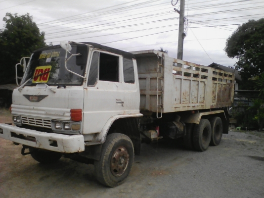 ขาย10ล้อฮีโน่ke100 2 เพลาดั้ม เครืองอีชุร๊อกกี้210แรง