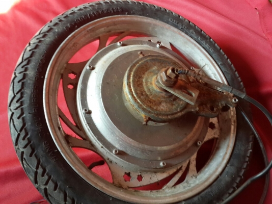 ล้อรถจักรยานไฟฟ้า ชุดขับ