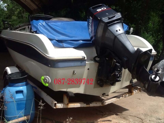 ขายเรือเร็ว เครื่องยนต์ YAMAHA 90 แรง