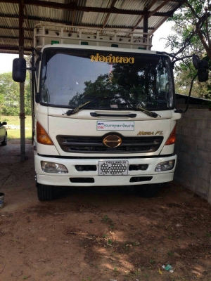 HINO.เมกก้า10ล้อปี49-.เครื่องJO8C.โบว์.ช่วงยาว7,50เมตร.สภาพสวยใช้น้อย-