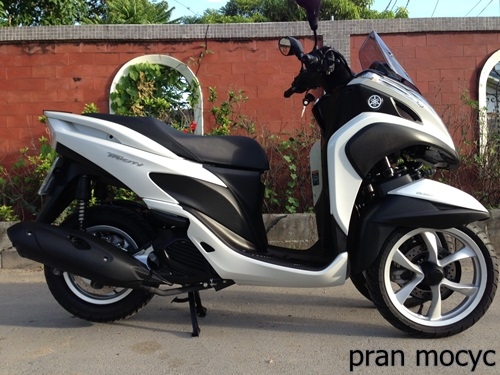 ขายtricity สีขาวดำ ปี2014 ไมล์755กม.