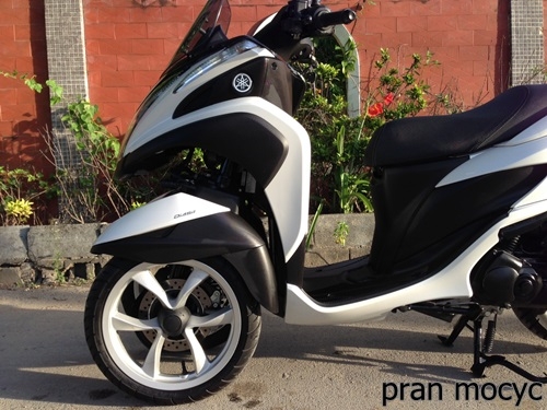 ขายtricity สีขาวดำ ปี2014 ไมล์755กม.