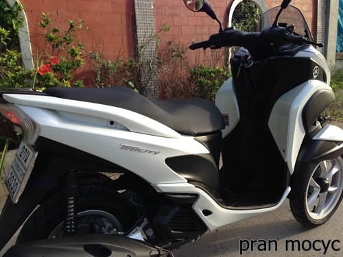 ขายtricity สีขาวดำ ปี2014 ไมล์755กม.