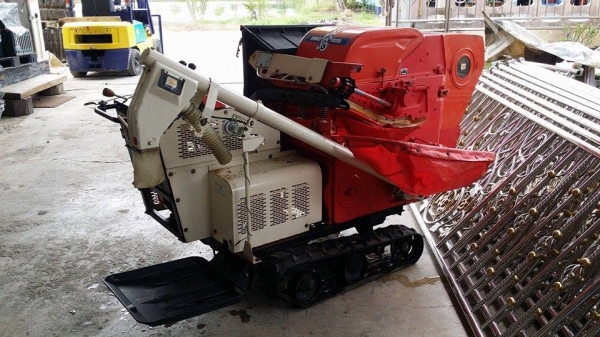 รถนวดข้าวเดินตาม เก่าญี่ปุ่น OSHIMA รุ่น KE35V  สภาพใช้งานได้จริง  นวดข้าวเร็ว ง่าย เคลี่อนย้ายง่าย