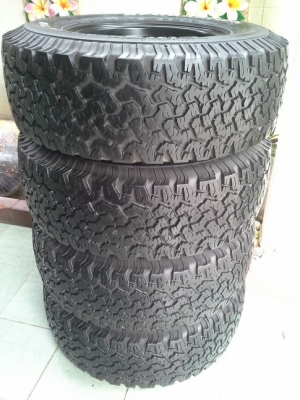 ล้อหยดนํ้าลาย Micky + BF All 265/70/16 ปี10 สวยๆ 1ชุด