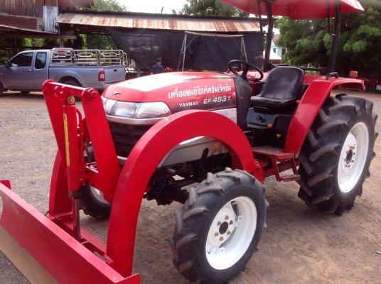 แทรกเตอร์ยันม่าร์ อีเอ็ฟ 453 ทีสภาพดีพร้อมใช้งาน มีผานดันหน้า และโรตารี่ แทรกเตอร์ยันม่าร์ อีเอ็ฟ 453 ทีสภาพดีพร้อมใช้งาน มีผานดันหน้า และโรตารี่