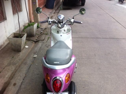 Yamaha Fino ชมพูขาว สวยมาก สภาพ 90 เปอร์เซ็น