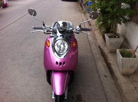 Yamaha Fino ชมพูขาว สวยมาก สภาพ 90 เปอร์เซ็น