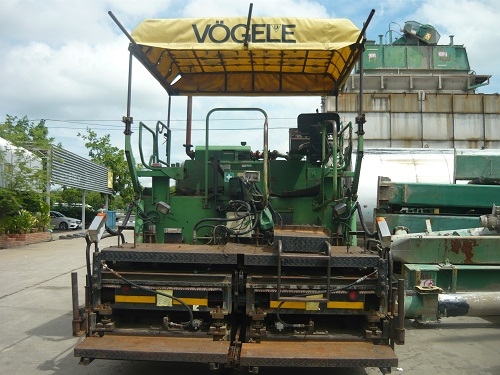 รถปูยาง Vogele S1600 รถนอกนำเข้าจากญี่ปุ่น ปูได้ 7 เมตร ระบบเตาต่อ ราคาย่อมเยาว์ สภาพพร้อมใช้งาน