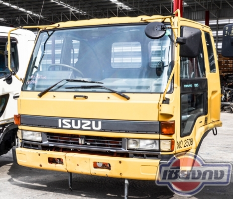 หัวเก๋งรถบรรทุก ISUZU ROCKY  หน้ากว้าง เหลือง สวยมากๆ