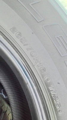 265/70R16 BRIDGESTONE DUELER H/T 840 ชุด 4 เส้น tel.081-427-3941