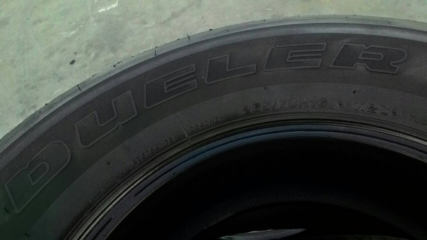 265/70R16 BRIDGESTONE DUELER H/T 840 ชุด 4 เส้น tel.081-427-3941
