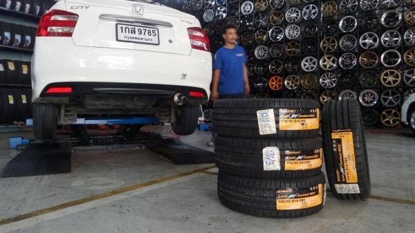 ขายยางใหม่ Continental Max Contact MC5 195/50-16 เส้นละ 2900