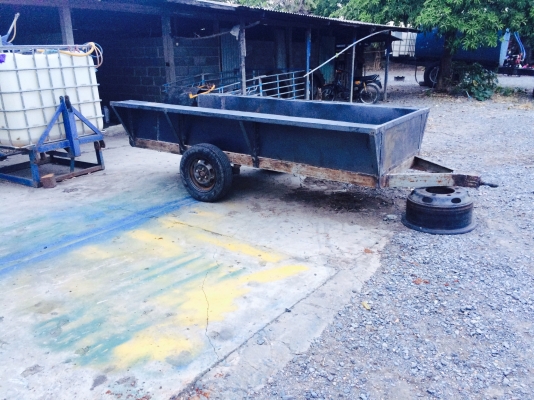 ขายเทรนเลอต่อใหม่โครงหน้า4ยาว3เมตรกว้าง1.20เมตร(เหลือราคา13000ด่วนด่วน)