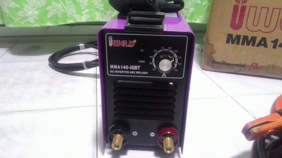 เครื่องเชื่อม Inverter iweld รุ่น MMA140-IGBT (140 แอมป์) เสียบปลั๊กไฟใช้งานได้เลยครับ ตัวนี้สภาพเกิน 95 เปอร์เซนต์ครับ ใช้ไม่กี่ครั้งแล้วเก็บไม่ได้ใช้ เครื่องเชื่อม Inverter iweld รุ่น MMA140-IGBT (140 แอมป์) เสียบปลั๊กไฟใช้งานได้เลยครับ ตัวนี้สภาพเกิน 95 เปอร์เซนต์ครับ ใช้ไม่กี่ครั้งแล้วเก็บไม่ได้ใช้