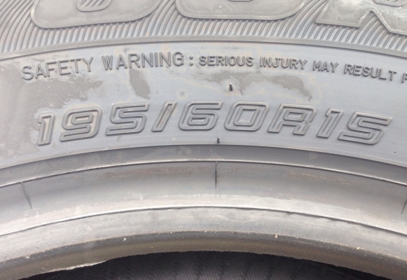 ยางใหม่ Dunlop 195 60 15 ราคาสุดประหยัด