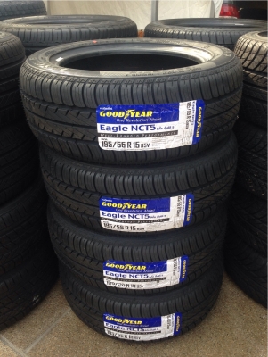 ยางใหม่ Goodyear 195/65/15 ราคาสุดประหยัด เส้นล่ะ 1,500.