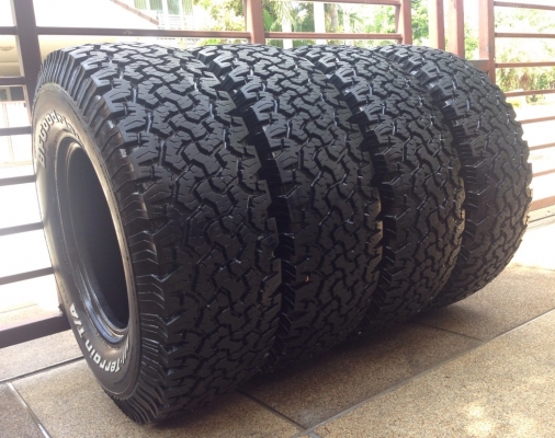 ยาง All BF goodrich 285 75 16 ปี11 ลงพื้นจริงปี13 ดอกติดหนวด ไม่มีปะ ใช้กันยาว2-3ปีสบายๆ ยาง All BF goodrich 285 75 16 ปี11 ลงพื้นจริงปี13 ดอกติดหนวด ไม่มีปะ ใช้กันยาว2-3ปีสบายๆ