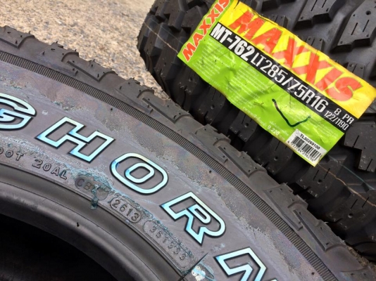 Mud 33นิ้ว ขอบ16 MT762 285 75 r16 ยางใหม่เส้นละ 5000เท่านั้น Mud 33นิ้ว ขอบ16 MT762 285 75 r16 ยางใหม่เส้นละ 5000เท่านั้น