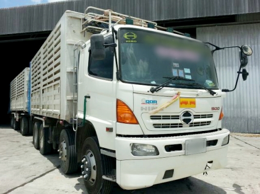 HINO MAGA 344  พ่วงดั้ม 24 ล้อ