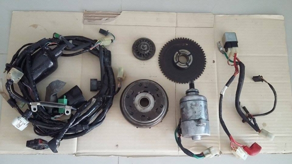 ชุดสตาทมือ เวฟ125 i ตัวท่อดำ