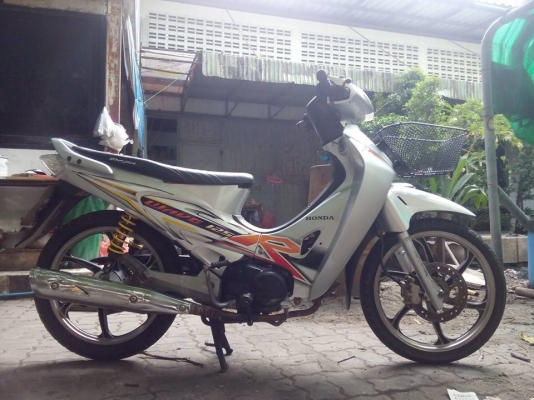 ขายลูกเดียว wave125R ปี2549 รถบ้านราคาไม่แพง ชุดเล่มเอกสารครบ