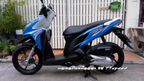 Click 125i ล้อแม็กจดปลายปี 56 ไมล์วิ่ง 7500 โลเท่านั้น