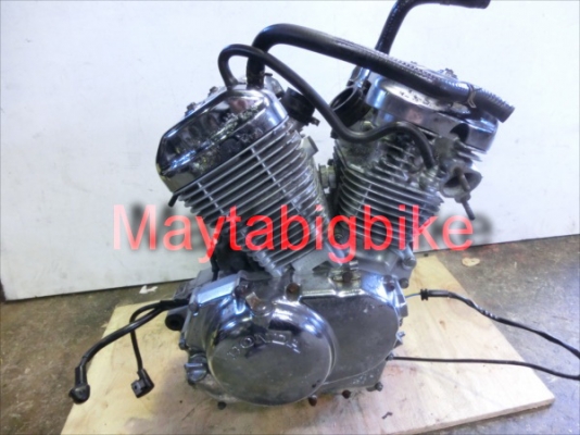 เครื่อง  CB400 XJR400 Sr400 และSteed อะไหล่แต่งและผาครอบหม้อน้ำชุบโครเมี่ยม Steed