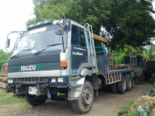 สิบล้อ อีซูซ FVM12ML 175 แรง เครน 3 ตันTANADO พื้นเรียบสภาพดีพร้อมใช้งาน ทะเบียนพร้อมโอน