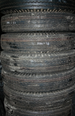 ขายถูกยางใหม่ถอด 7.00R16 พร้อมชุด นอก/ใน/รอง