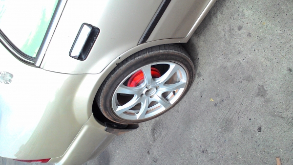 แม๊กขอบ 17 ขนาด 4 รู 100 พร้อมยาง 205/45R17 ชุด  4 ล้อ tel.081-427-3941