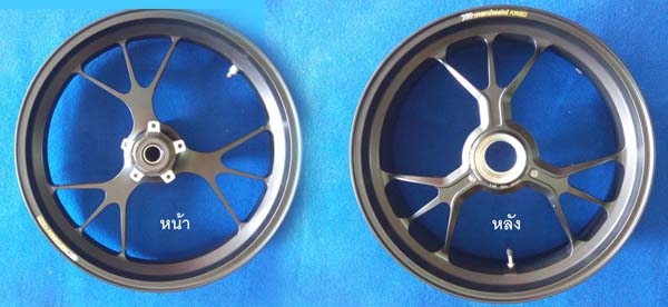 ล้อเเม็ค หน้า - หลัง MARCHESINI สำหรับ DUCATI 1199 R-S ราคาคู่ละ 68000 บาท