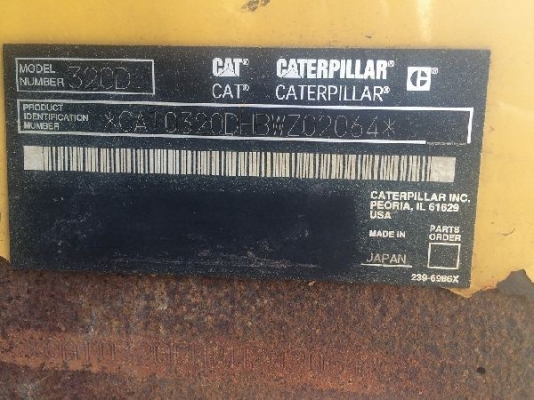 320D # BWZ02064 : รถขุด Caterpillar รอนำเข้าจากญี่ปุ่น โทร. กุ้ง:0813062283