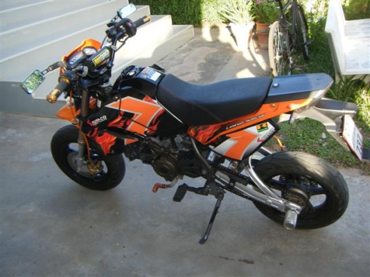ขายkawasaki ksr ปี 2012 แต่งพองาม เอกสารพร้อมโอน