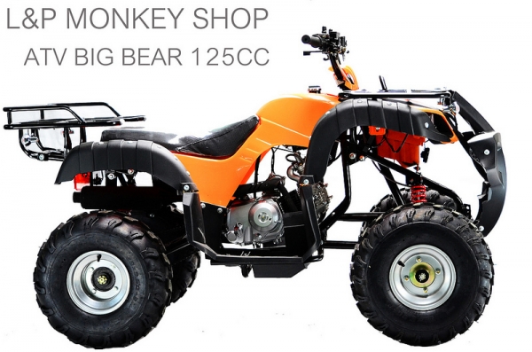**ใหม่**เอทีวี BIG BEAR 125 cc คุ้มสุดๆ ราคาเร้าใจ ลดจาก 58000 เหลือ 48000รับประกัน1ปี แถมหมวกกันน็อกวิบากฟรี!!!
