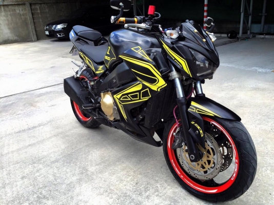 KAWASAKI ZX9 ปี2001 ทะเบียนแท้โอนข.ส. ภาษีพรบ.หมด59 แต่งเป็น Z800 เครื่องจบแรง ราคา109000