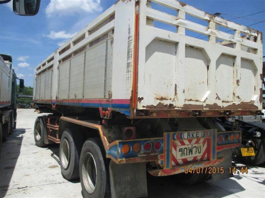 ขายพ่วงดั้ม3คานแท้ยาว7 ม 480000ม สด ผ่อน