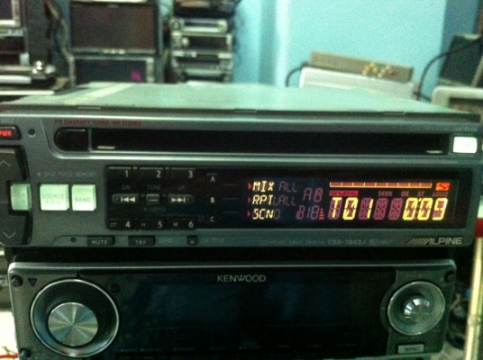 Alpine CDA-7843J CD ปรีเอ้า ปรีอิน 2ชุด Made in Japan มือ2 ญี่ปุ่น Alpine CDA-7843J CD ปรีเอ้า ปรีอิน 2ชุด Made in Japan มือ2 ญี่ปุ่น