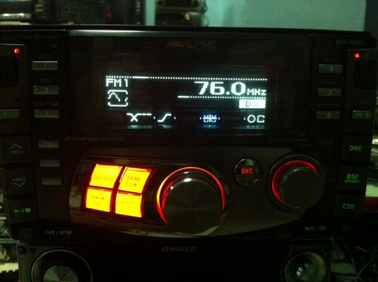 Alpine MDA-W955J รุ่นท็อปCD MD ปรีเอ้า3ชุด กราฟฟิกหน้าจอ วัดโวทหน้าจอ ปรับระดับไฟฟ้าได้10ระดับ คุมกล่องCD Made in Japan สภาพสวย มือ2 ญี่ปุ่น