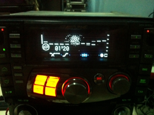 Alpine MDA-W955J รุ่นท็อปCD MD ปรีเอ้า3ชุด กราฟฟิกหน้าจอ วัดโวทหน้าจอ ปรับระดับไฟฟ้าได้10ระดับ คุมกล่องCD Made in Japan สภาพสวย มือ2 ญี่ปุ่น