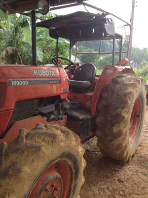ขายรถไถ KUBOTA M9000 เอกสารเล่มทะเบียน ใบมีด 7 จาน 2407 ชม.ราคา 560000
