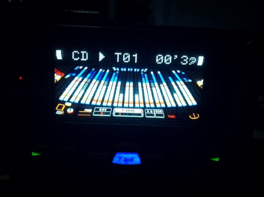 Alpine MDA-W700JB CD MD กราฟฟิกหน้าจอ หน้าจอไฟฟ้า คุมกล่องCD Made in Japan สภาพสวย มือ2 ญี่ปุ่น