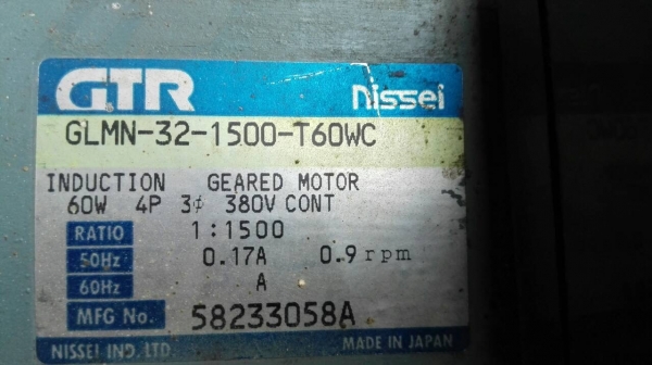 Sale>>มอเตอร์เกียร์ GTR made in Japan อัตราทด 1:1500 วิ่งเงียบ แรงทดมหาสาร ส่งฟรี!!ทั่วประเทศครับ!!