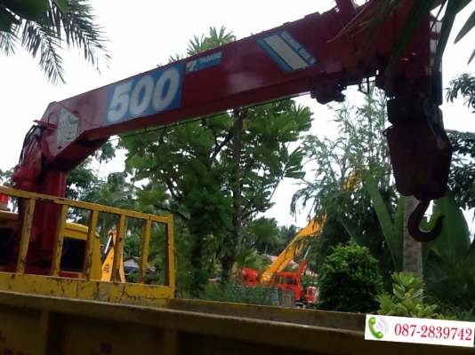 ขายเครน 4.5 ตัน พร้อมปั้ม TADANO 4 ชัก 5 ปลอก ขายเครน 4.5 ตัน พร้อมปั้ม TADANO 4 ชัก 5 ปลอก