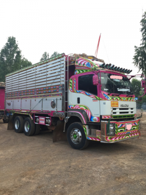 ขายดาวน์รถบรรทุก 22 ล้อพ่วงแม่ลูกดัมพ์ ISUZU DECA 360 แรงม้าปี 2555 ลูกพ่วง 3 คานอู่ไทยเจริญ ขายดาวน์ 2040800