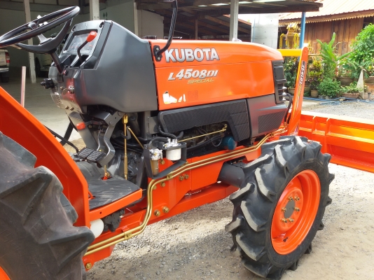 ปัญญาแทรคเตอร์ จัดให้ครับ คูโบต้า L4508DI Special ใบมีดคานล่างFD184Fพร้อมโรตาลี่Rx180!!!(ยางหน้าใหม่1คู่)จัดส่ง อ.ศรีสำโรง จ.สุโขทัย