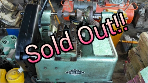 ------------------ขายแล้วครับ!!------------------>เครื่องเจียรจานดิส Kwik-Way made in usa. ของใหม่ เก่าเก็บ พร้อมใช้