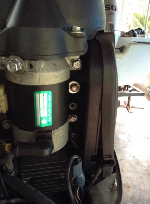 ขายเครื่อง honda 50 hp 4 จังหวะ ( โช๊ค )  สภาพพร้อมใช้งาน