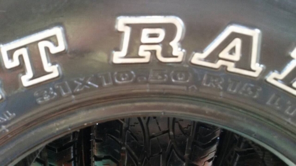 ขายยาง all 31 gt radial ปลายปี 11 สวยๆครับ